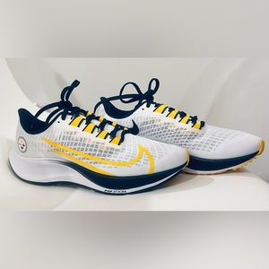 New Nike Air Zoom Pegasus 37 Steelers addition, no box, Size 7 mens